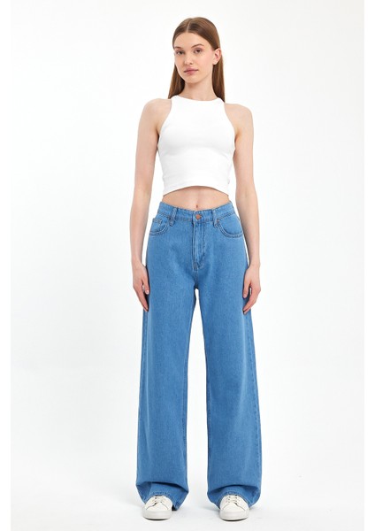 Alexandra 010 Wıde Leg Fıt Denim Pantolon 0916 fiyatları