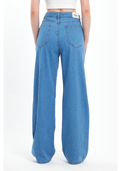 Alexandra 010 Wıde Leg Fıt Denim Pantolon 0916 fırsatları