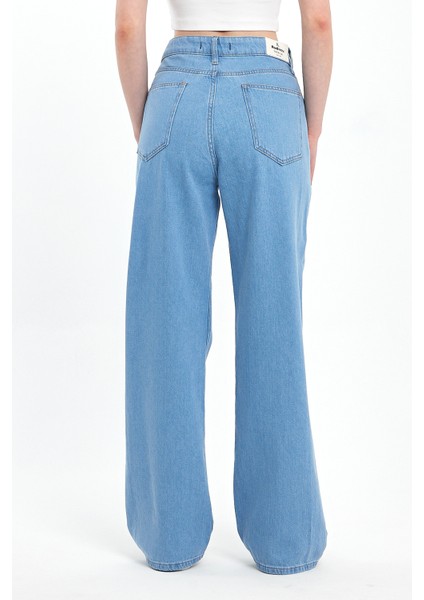 Alexandra 010 Wıde Leg Fıt Denim Pantolon 0916 fırsatları