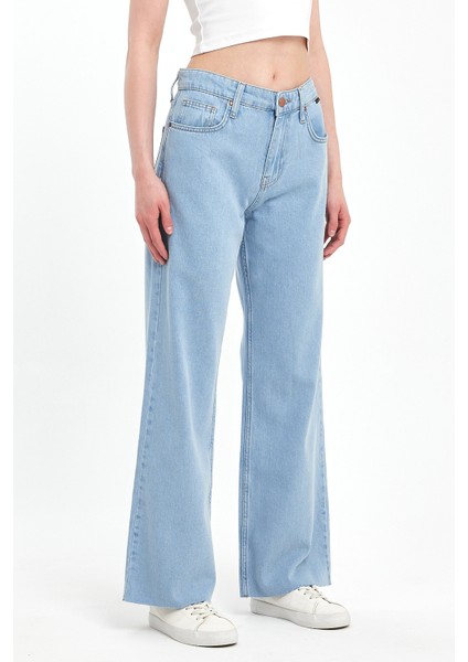 VICTORIA 010 Wide Leg Fit Denim Pantolon 0915 indirimleri