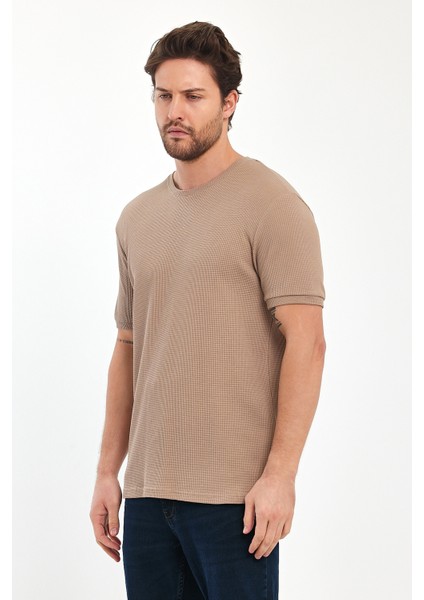Erkek Waffal Bisiklet Yaka T-Shirt RD24YE002709 indirimleri