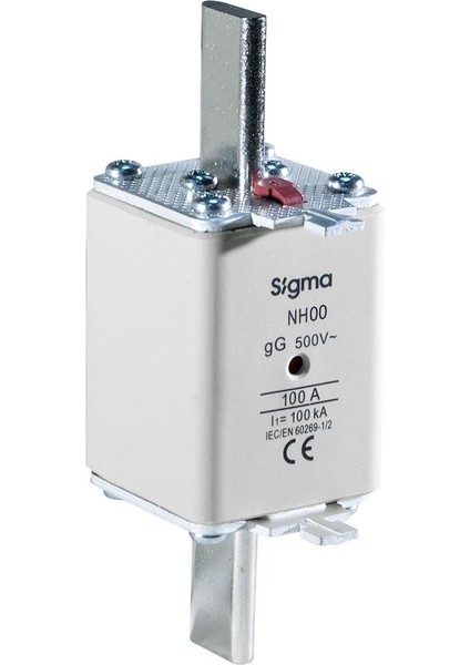 SNHC00I016 16A NHC00 Bıçaklı Sigorta Çift Gösterge