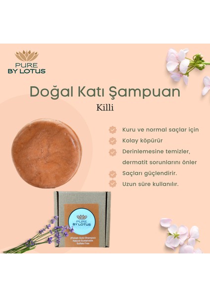 Katı Şampuan(Killi) 100GR