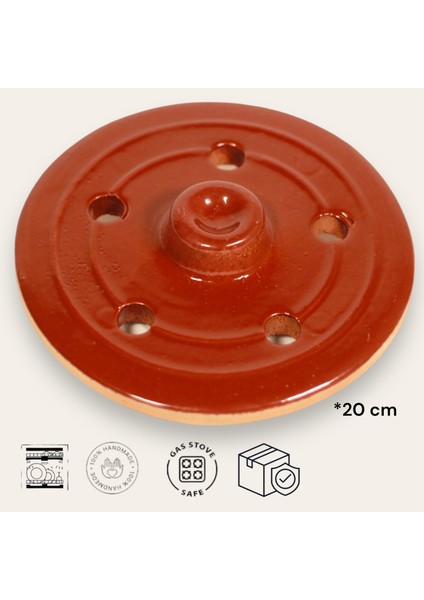 Toprak Sırlı Sarma- Taşı Kiremit 20CM