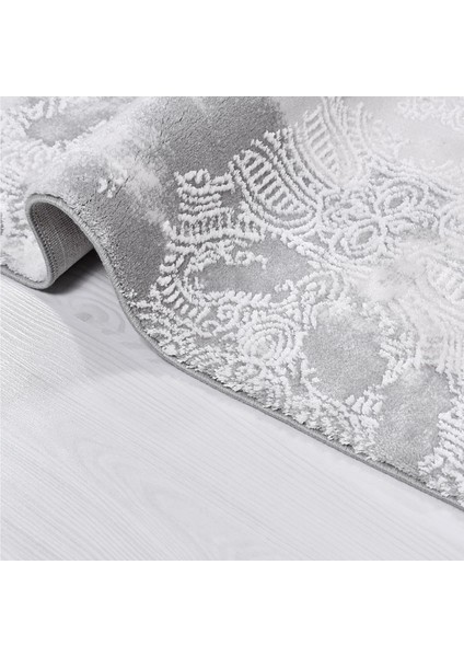 Galaxy Koleksiyonu 13621 Ipek Bambu Dokulu Viskon Akrilik Salon Mutfak Antre Halı Yolluk modelleri