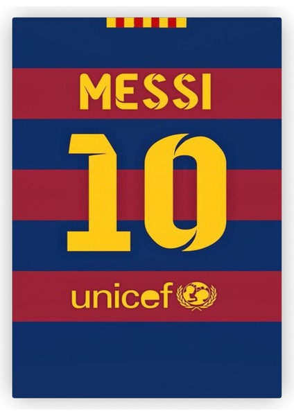 Lionel Messi Ahşap Poster 20X29 cm