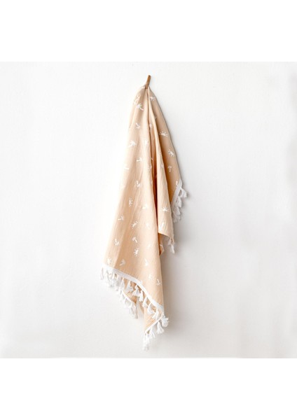 AC24514 Müslin Smil All Day 95X85 Bebek Battaniye Beige