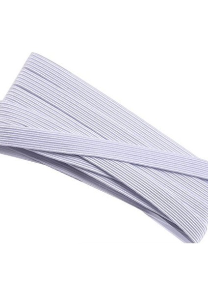 Lastik En 4 cm 10 Metre Beyaz