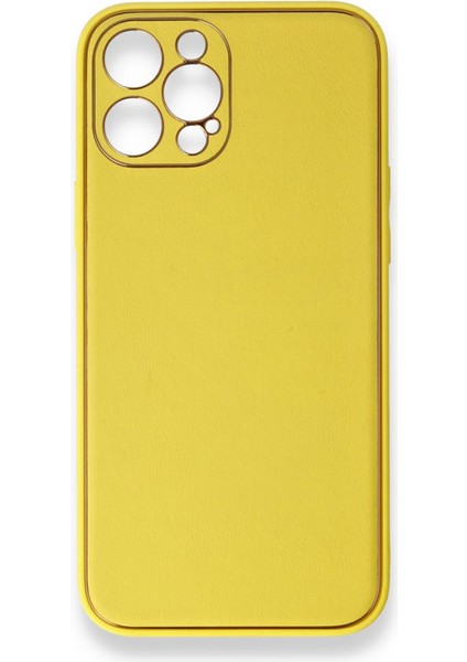 Apple iPhone 13 Pro Max Uyumlu Coco Leather Seri Arka Koruma Kılıf