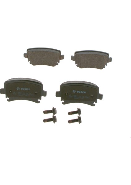 BP937 Arka Fren Balata Caddy 3 Golf 5-6 Jetta Mk5 Octavia 2 Superb 2 Exeo Leon 2 A3 8p 0986494053
