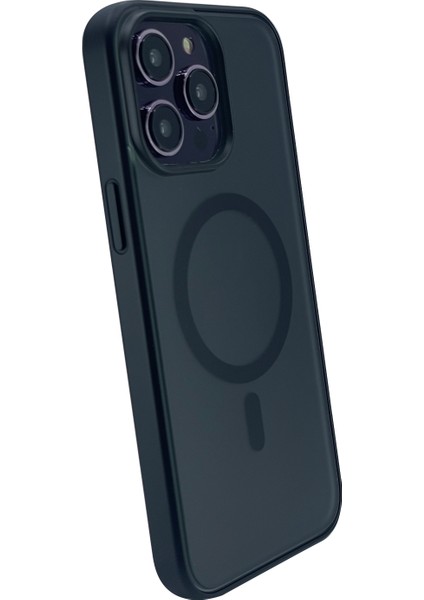 Apple iPhone 14 Pro Max Uyumlu Flet Magsafe Seri Arka Koruma Kılıf