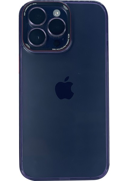 Apple iPhone 13 Pro Uyumlu Mika Renkli Kenar Seri Arka Koruma Kılıf