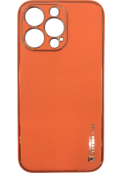 Apple iPhone 13 Pro Uyumlu Coco Leather Seri Arka Koruma Kılıf