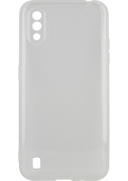 Samsung Galaxy A01 Uyumlu Tıpalı Şeffaf Seri Arka Koruma Kılıf