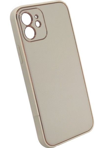 Apple iPhone 12 Uyumlu Coco Leather Seri Arka Koruma Kılıf fiyatları