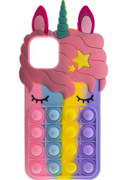Apple iPhone 11 Pro Max Uyumlu Unicorn Seri Arka Koruma Kılıf