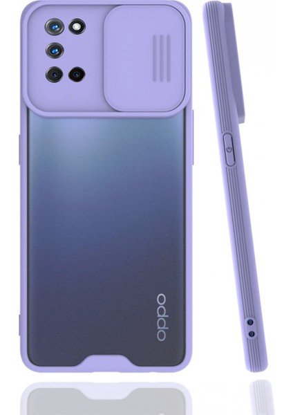 Oppo A92 Uyumlu Platin Kamera Kızaklı Arka Koruma Kılıf