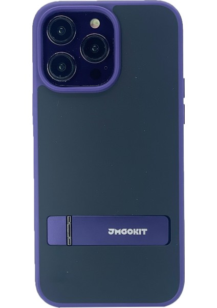 Apple iPhone 14 Pro Uyumlu Standlı Jmookit Seri Arka Koruma Kılıf
