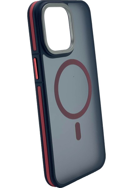 Apple iPhone 15 Pro Uyumlu Metal Çerçeveli Skın Frıendly Magsafe Seri Arka Koruma Kılıf fiyatları