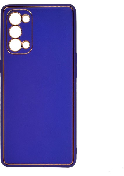 Oppo Reno 5 Pro Uyumlu Coco Leather Seri Arka Koruma Kılıf