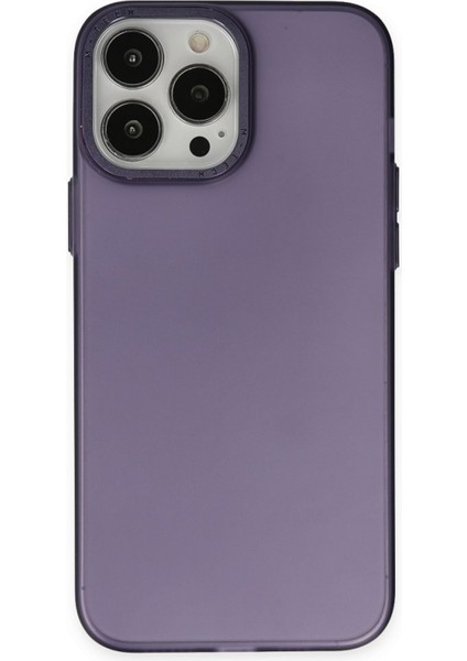 Apple iPhone 14 Pro Uyumlu Metal Kamera Çerçeveli Arka Koruma Kılıf