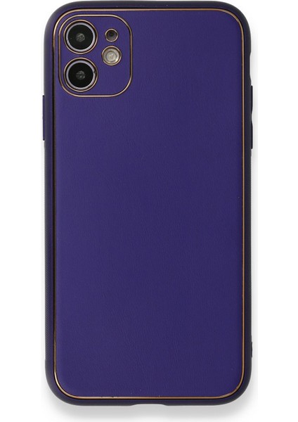 Apple iPhone 11 Uyumlu Coco Leather Seri Arka Koruma Kılıf