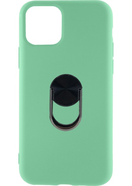 Apple iPhone 11 Pro Uyumlu Leather Ring Nano Arka Koruma Kılıf