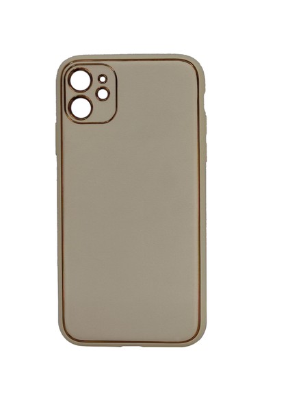 Apple iPhone 11 Uyumlu Coco Leather Seri Arka Koruma Kılıf