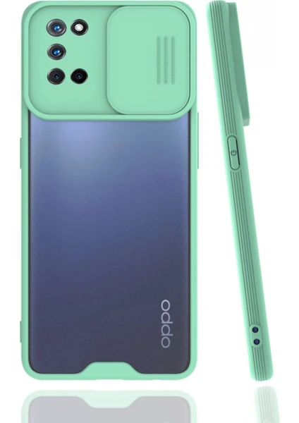 Oppo A92 Uyumlu Platin Kamera Kızaklı Arka Koruma Kılıf