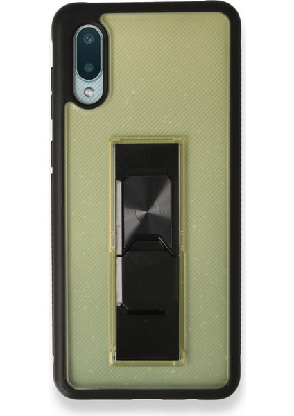 Samsung Galaxy A02 Uyumlu Microcase Mıknatıs Yüzüklü Arka Koruma Kılıf