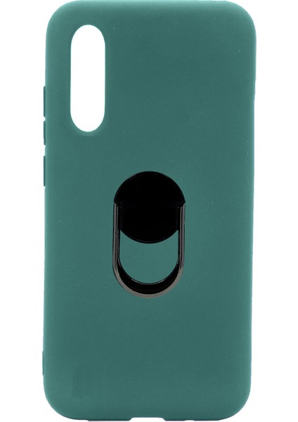 Huawei Y8P Uyumlu Leather Ring Nano Arka Koruma Kılıf