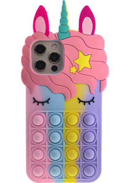 Apple iPhone 12 Pro Max Uyumlu Unicorn Seri Arka Koruma Kılıf