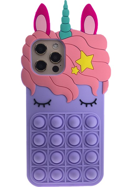 Apple iPhone 12 Pro Max Uyumlu Unicorn Seri Arka Koruma Kılıf