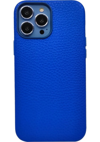 Apple iPhone 13 Pro Max Uyumlu Suni Deri Arka Koruma Kılıf