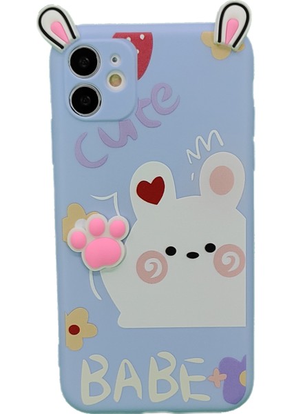 Apple iPhone 11 Uyumlu Sevimli Ayı Seri Arka Koruma Kılıf