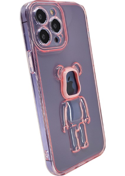 Apple iPhone 13 Pro Max Uyumlu Bear Seri Arka Koruma Kılıf
