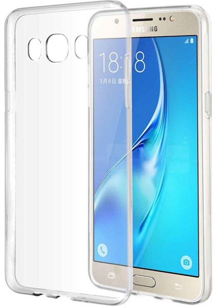 Samsung Galaxy J510 J5 2016 Uyumlu Şeffaf Seri Arka Koruma Kılıf