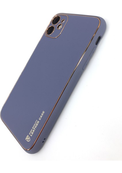 Apple iPhone 11 Uyumlu Coco Leather Seri Arka Koruma Kılıf