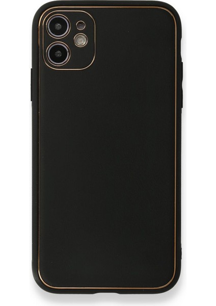 Apple iPhone 11 Uyumlu Coco Leather Seri Arka Koruma Kılıf