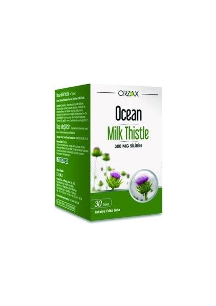 Ocean Milk Thistle 30 Tablet ( 1 Adet )