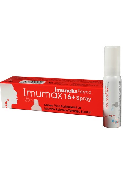 Imumax Oral Sprey 16+ 30 ml ( 1 Adet )