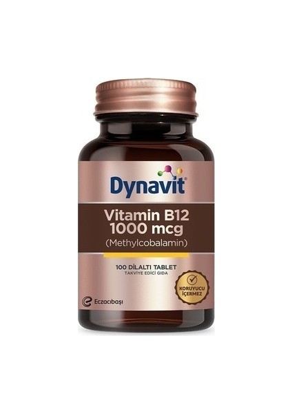 Vitamin B12 1000 Mcg 100 Tablet ( 1 Adet )