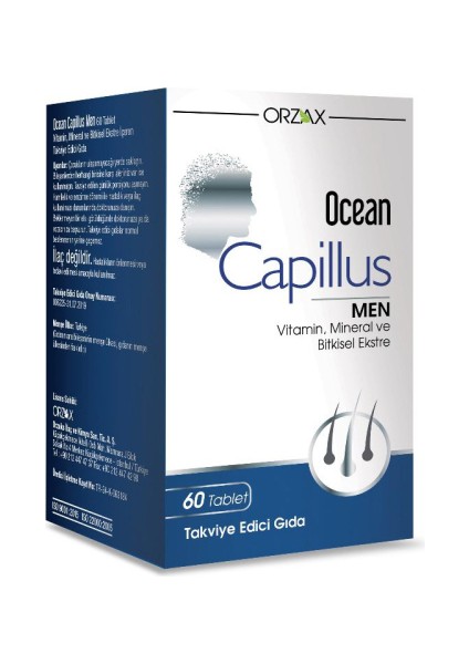 Ocean Capillus Men 60 Tablet ( 1 Adet )