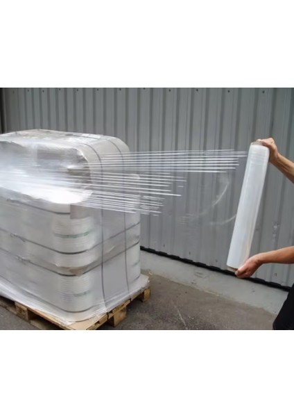 Palet Streç Film 17 Mikron 50 cm 1.5 kg Palet Streç 6 Adet