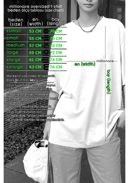 Kadın Free Life Nefti Bisiklet Yaka Oversize Salas T-Shirt fırsatları