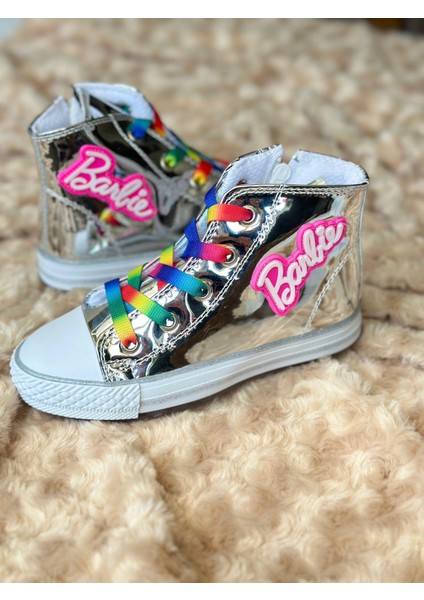 Gala Barbie Yazılı Renkli Bağcıklı Converse Ayk.