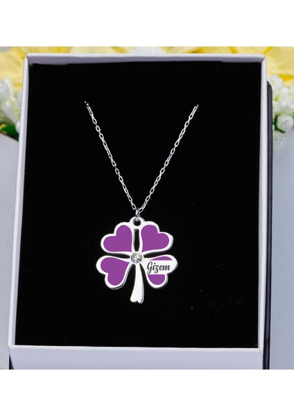 Kişiye Özel Çiçek Tasarım Kupa & Makyaj Çantası & Kişiye Özel Şans Yoncası Kolye Hediye Kutusu 113170 fiyatları