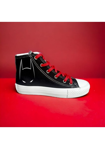 Batmanova Karakter Baskılı Siyah Keten Çocuk Spor Ayakkabı Sneaker fiyatları