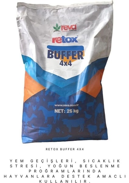 Retox Buffer 4x4 Toz Premiks 25KG Torba