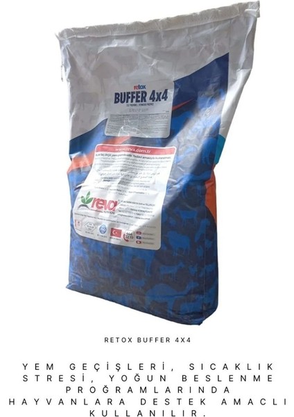 Retox Buffer 4x4 Toz Premiks 25KG Torba